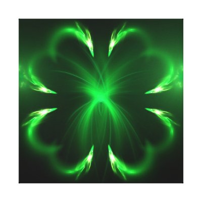 Clover Stretched Canvas Prints by cutesaru18