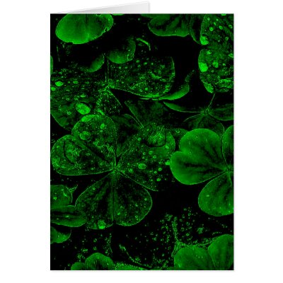 Clover Greeting Cards by original_designs