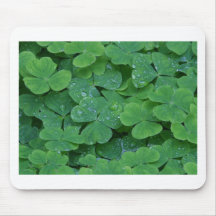 Clover Field photographed Mouse Pads