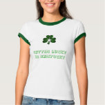 clover, GETTIN LUCKY IN KENTUCKY t-shirts