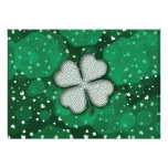 clover irish luck wedding holiday personalized invitations
