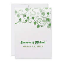 Clover Irish Wedding Invitation
