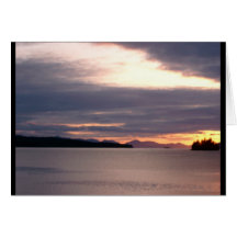 Clover Island Sunset Card