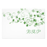 Clover RSVP Card Custom Invite