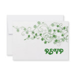 Clover RSVP Card Personalized Invitations