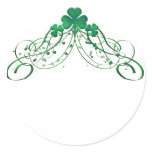 Clover & Scrolls Line Design Stickers