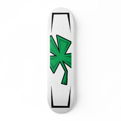 Clover Skate Board Deck by toor79