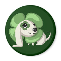 Clover the Dog Refrigerator Magnets