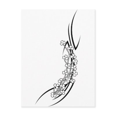 Clover Tribal Swirl by tattooshop
