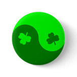 Clover Yin Yang Button