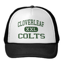 Cloverleaf - Colts - High School - Lodi Ohio Mesh Hat