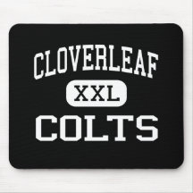 Cloverleaf - Colts - High School - Lodi Ohio Mousepads