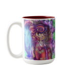 Clovers and Cherry Blossoms Geisha Mug