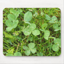 Clovers and Dew Drops Mousepad