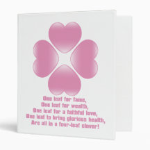 Clovers Binder