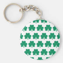Clovers Customizable BG Keychain
