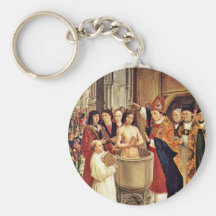 Clovis' Baptism By Meister Des Heiligen Ägidius (B Keychains