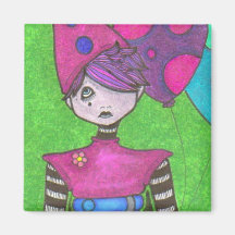 Clown Art Magnet