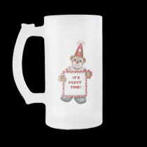Clown Birthday Frosted Mug mugs