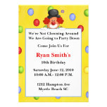 Clown Birthday Invitation