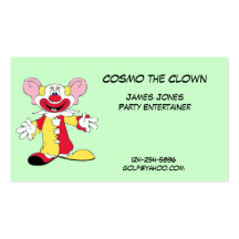 Clown Card Business Cards