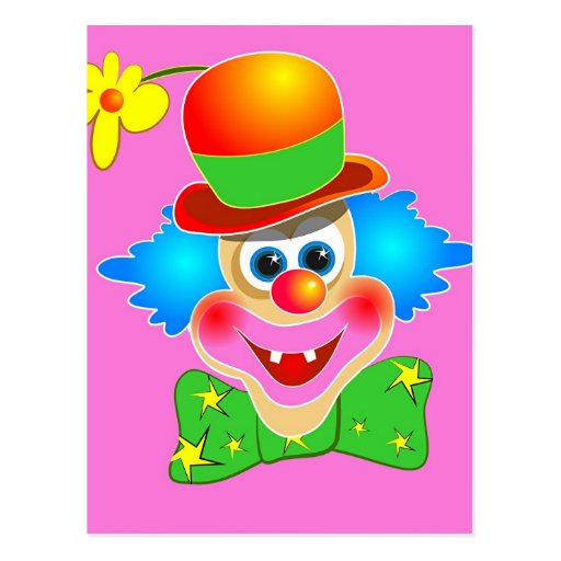 Clown Carte Postale