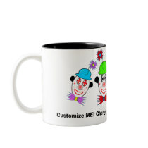 Clown, Customize ME! Change Mug Colour, Sty...
