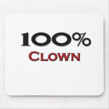 Clown de 100 pour cent tapis de souris