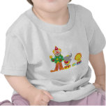 Clown de cirque de bande dessinée et T-shirt d'ani