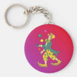 Clown de jonglerie porte-clefs