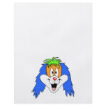 Clown Dog Cartoon. Colourful Vector Art. Custom flyers