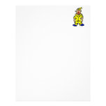Clown en jaune en-tête de lettre