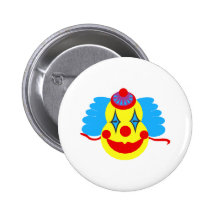 Clown Face Goofy Buttons