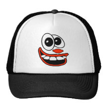 Clown Face Mesh Hat