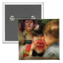Clown - Face Painting Buttons