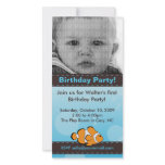 Clown Fish Birthday Party Photo Card