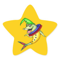 Clown Fish Star Sticker
