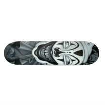 Clown fou skateboard customisable
