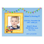Clown Frame Birthday Photo Invitation