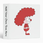 Clown in Red and White. Cartoon. Binders