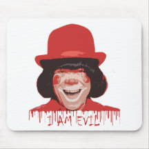 Clown mauvais Mousepad Tapis De Souris