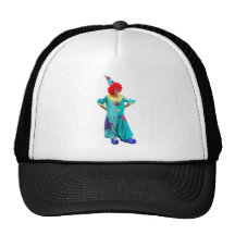 clown mesh hat