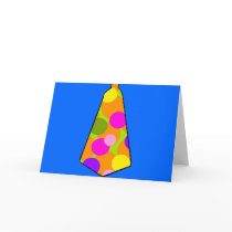 Clown Polkadot Gumball Tie Card