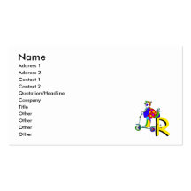 Clown R.png Business Card Templates