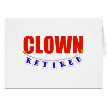 CLOWN RETRAITÉ CARTES