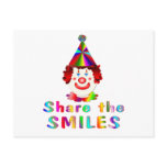 Clown Smiles Postcard