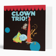 Clown Trio! 3 Ring Binder