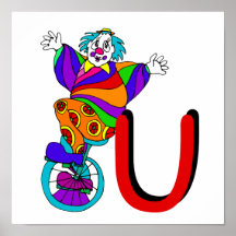 Clown U.png Print