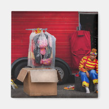 Clown - Wardrobe change Magnet