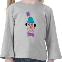 Clown wearing a Blue Hat